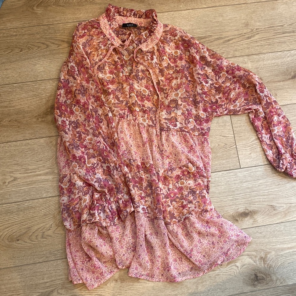 Vici maybe tiered baby doll dress